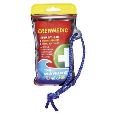 Trousse de premiers secours, pochette souple, étanche et flottante, équipée d’un système de fermeture hermétique - Crewmedic