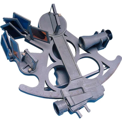 Sextant Davis Mark 25 – Haute Précision pour Navigation Astronomique et Côtière avec Optique Champ Total et Éclairage LED - Davis