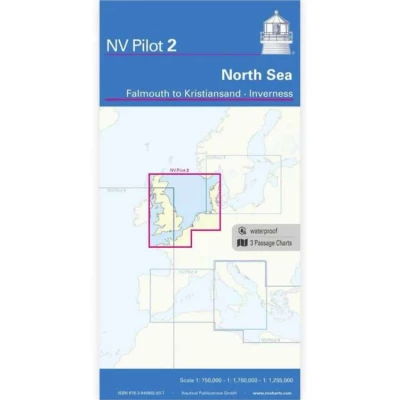 Carte marine NV Pilot 2 - Mer du Nord & Manche - Falmouth � Kristiansand - Inverness - NV Chart