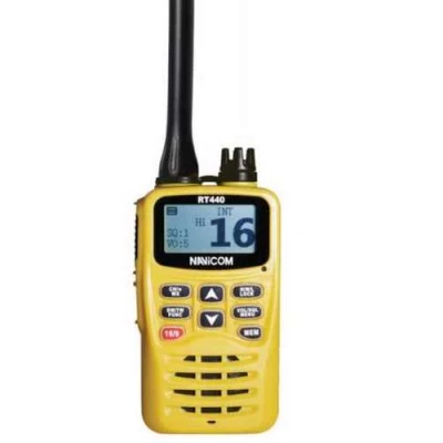 VHF portable RT440 6W, ultra compacte, étanche IPX7, récepteur FM par Navicom - Navicom