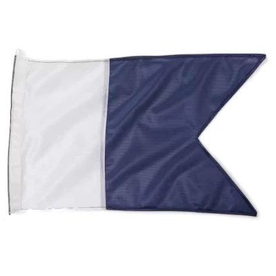 Pavillon Alpha - Signal de plongée 30 x 45 cm - Plastimo