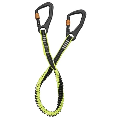 Longe élastique 2 mousquetons aluminium Twist Lock de 1 à 1m50 par Plastimo - Plastimo