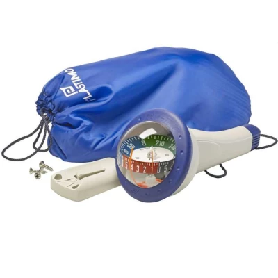 Compas de route et de relèvement Iris 100 à rose tactique par Plastimo, Bleu - Plastimo