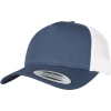 Couleur : Bleu Casquette trucker rétro par Flexfit, Bleu/Blanc