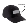 Couleur : Noir Casquettes broderie incluse avec votre logo, Noir