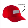 Couleur : Rouge Casquettes broderie incluse avec votre logo, Rouge