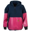 Couleur : Rose Sweat polaire renforcé à capuche Kodiak par Guy Cotten, Rose/Marine - Taille XS