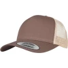 Couleur : Marron Casquette trucker rétro par Flexfit, Marron/Kaki