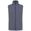 Couleur : Bleu Gilet Micropolaire sans manches Homme par Kariban, Bleu chiné - Taille S