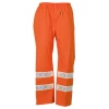 Couleur : Orange Fluo Pantalon ciré étanche Poulflash haute visibilité par Guy Cotten, Orange Fluo - Taille XS