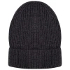Bonnet en laine m�rinos par Native Spirit, Gris fonc�