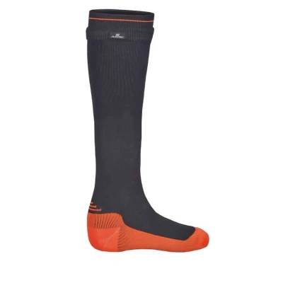 Chaussettes hautes étanches Activ' Mérinos Gris/Orange - Plastimo