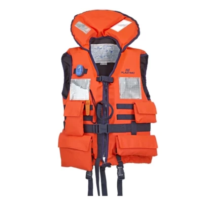 Gilet de Sauvetage Adulte en Mousse Typhon Navy 150N - Plastimo