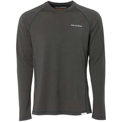 T-shirt sous-vêtement thermique Grundies Lightweight Crew Top Anthracite - Grundéns