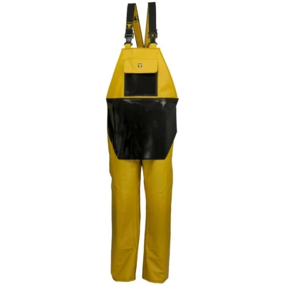 Cotte à bretelles avec tablier Nylpêche Jaune/noir - Guy Cotten
