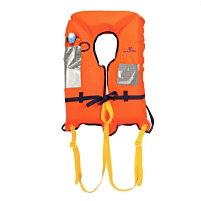 Brassière de sauvetage Storm 150N avec lampe Orange - Plastimo