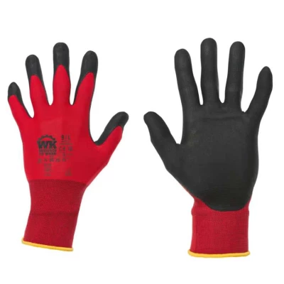 Paires de gants de manutention de précision Rouge - WK. Designed To Work